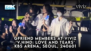 GFRIEND (여자친구) members at VIVIZ (비비지) “Vhind Love and Tears” 240601