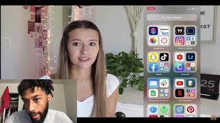 *iOS 14* iphone customization + organization tips\/tricks! MUST DO! Reaction