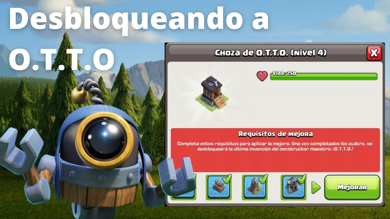 CONSIGUIENDO AL 6to CONSTRUCTOR CHOZA DE O.T.T.O. CLASH OF CLANS