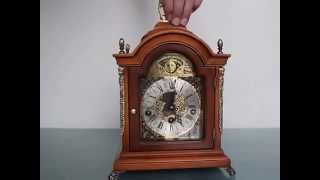 HERMLE Westminster Chime Clock Mantel Germany Bracket Moonphase time-wised Ebay.