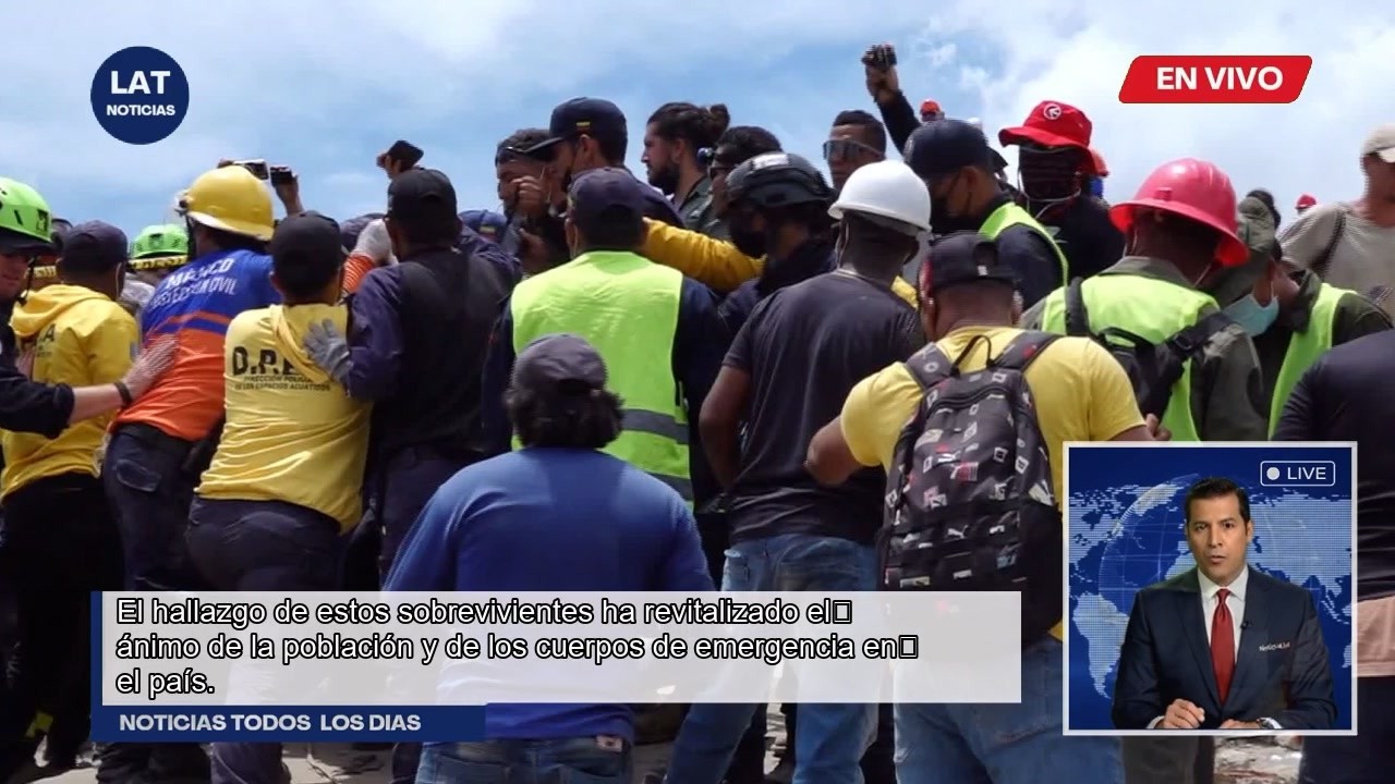 Milagro en Venezuela! Sobrevivientes rescatados tras 96 horas del terremoto - YouTube