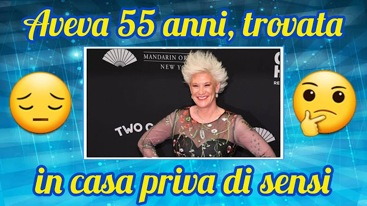 Morta improvvisamente la chef Anne Burrell!