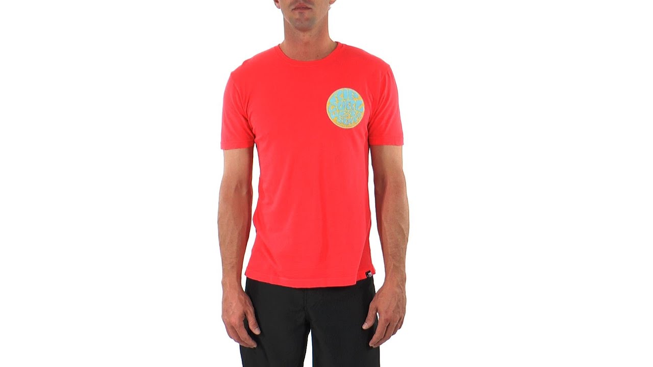 Rip Curl Men's Solid Wetty Custom S/S Tee | SwimOutlet.com
