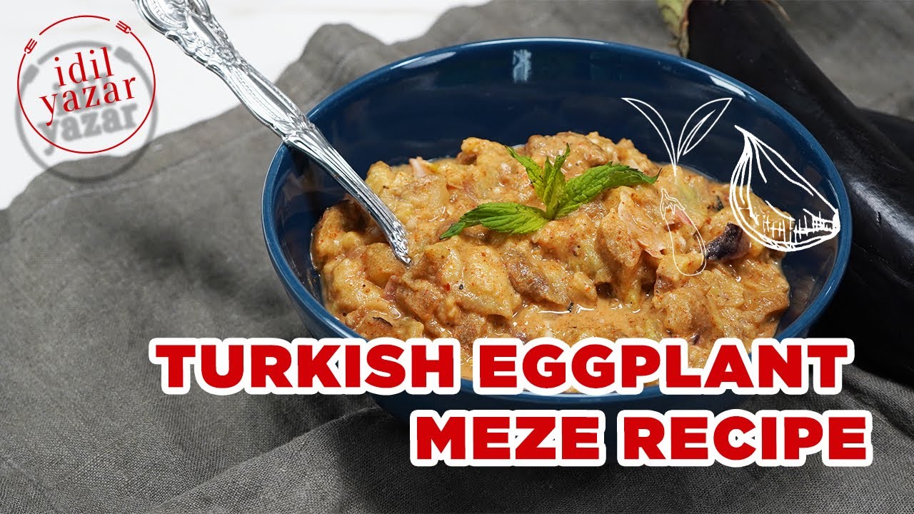 Turkish Style Roasted Eggplant Meze! 🍆Baba Ghanoush YouTube