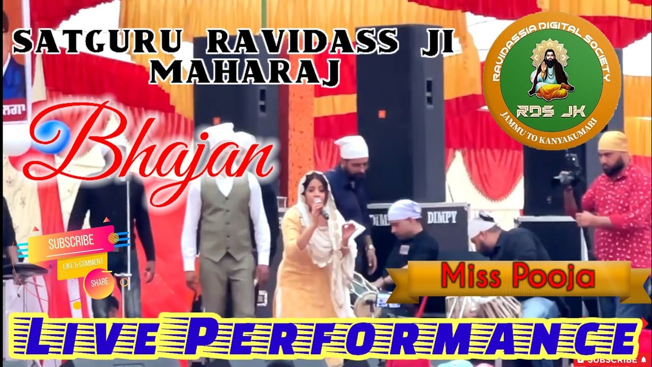 Miss Pooja Live Performance 2021  Sanu vi taro Guru ji  Shri Guru Ravidass Ji Maharaj Shabad  