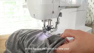 How to Sew Shirts and Hem with a Coverstitch Machine