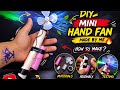 DIY Mini Hand Fan 🔥 Powerful Fan using 18650 Battery | How to Make Mini Fan at Home