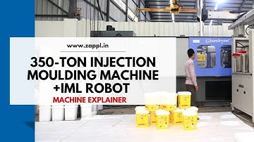 350 TON | Injection Molding Machine | DL 350 SERVO | IML ROBOT | 3 AXIS | GEC | ZAPPL| Zero Aperture