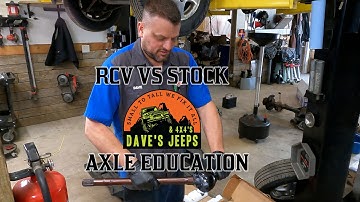 RCV Axles vs Stock Jeep JL Axles