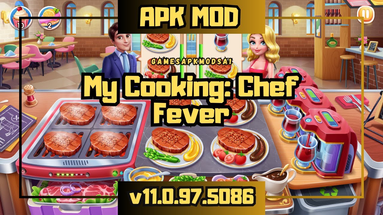 My Cooking Chef Fever v11.0.97.5086 Apk Mod (ATUALIZADO) YouTube