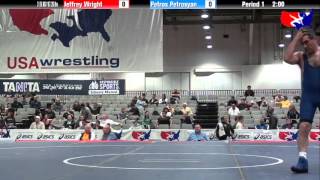 Jeffrey Wright vs. Petros Petrosyan at 2013 Veterans Nationals - Freestyle Information