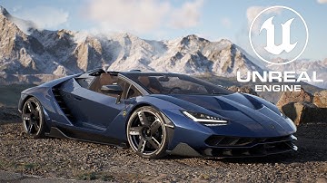 Lamborghini Centenario -  Automotive rendering (BTS) in Unreal Engine 5