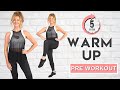 5 Minute Warm Up for At Home Workouts | no Jumping!