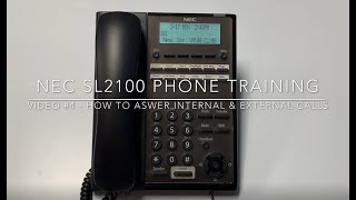 Video #4 - How to Answer Internal Calls