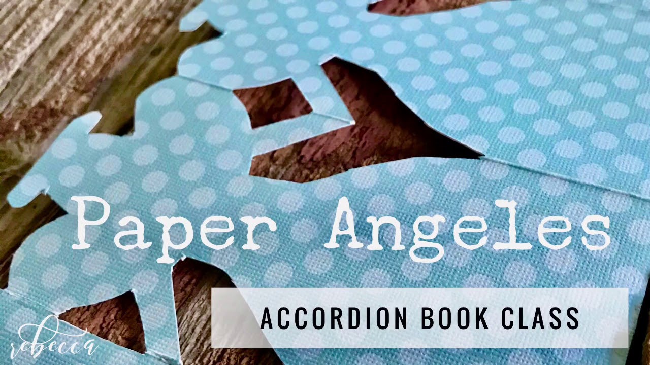 Fun Modified Accordion Fold Book - Paper Angels Paper Dolls! Day 1