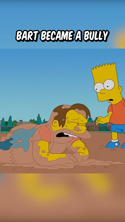 Bart became a bully