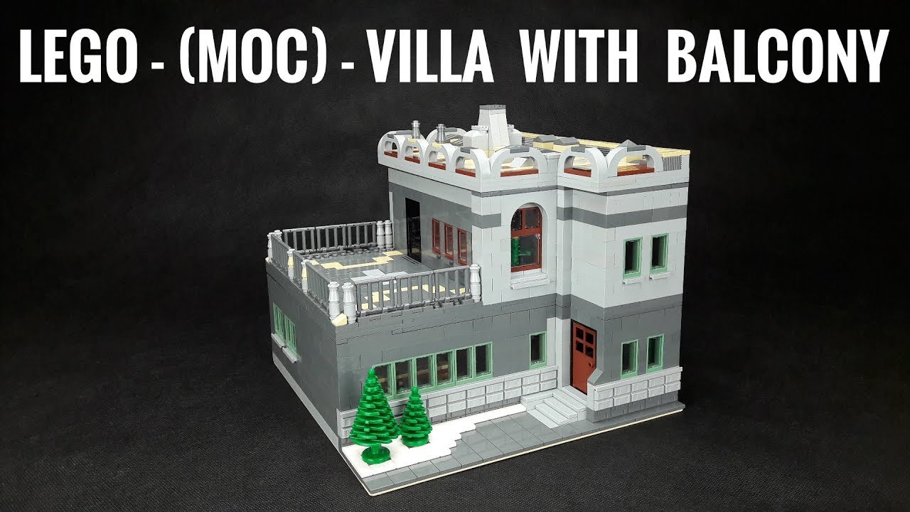 lego villa moc
