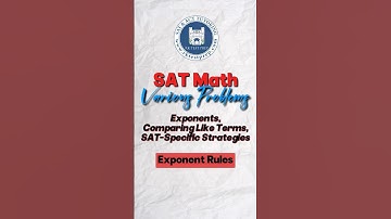 SAT Exponent Rules Made EASY! ⬆️💥 Master the Shortcuts #SATMath #QuickTips