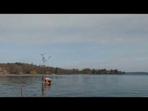 stupe dypt i iskaldt insjøen og lager steinmenneske men misslykket #vallhalla