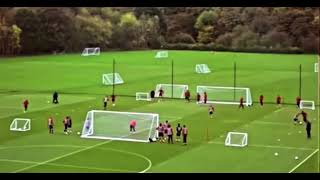 Ejercicio de futbol de transiciones 3x2 y pasar a 1x1