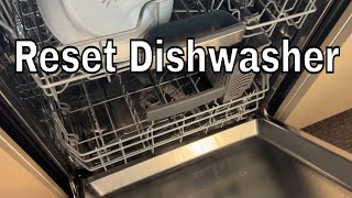How to Reset a Dishwasher