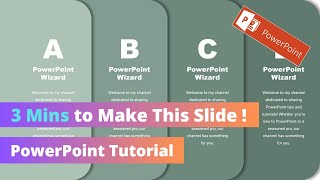 PowerPoint Tutorial | Contents Slide | To be Expert of PowerPoint in 3 Mins!