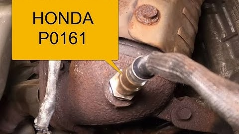 How to Fix HONDA P0161: Front Secondary Heated Oxygen Sensor (Secondary HO2S) Bank 2, Sensor 2