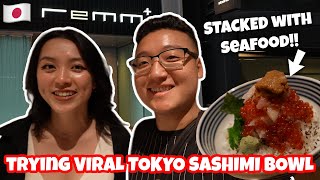 Trying Viral SEAFOOD Bowl in JAPAN & Tokyo Ginza HOTEL Review! | Japan travel food vlog by Jackie & Devi 45,534 views 3 months ago 18 minutes