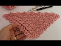 Tres beau  modle de chle triangle au crochet facile  modles de chle  tricoter  soustitres