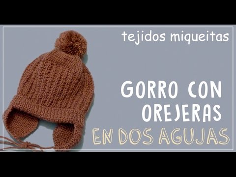instructor Sabor recomendar How to knit a woollen hat with earmuffs - YouTube