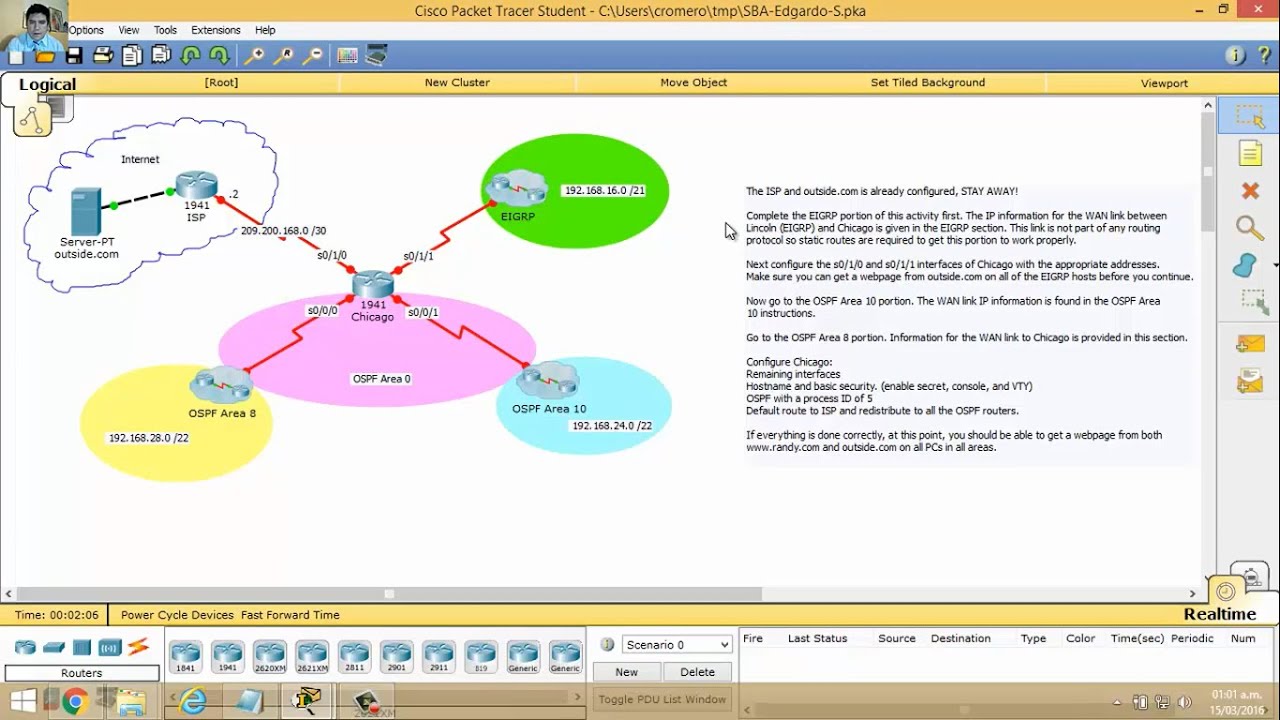 Scaling Networks CCNA3 - Challenge - YouTube