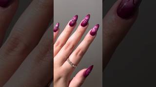how to create cherry mocha nails 🍒 😍 #sundarishades #trandingshorts #viralshorts #youtubeshorts