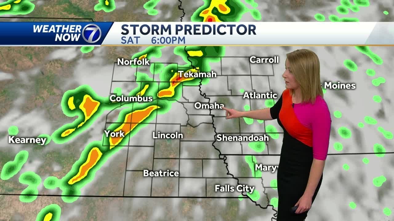 Showers and storms return Saturday afternoon - YouTube