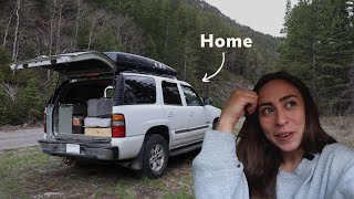 Solo Car Camping and Exploring a Tiny Mountain Town