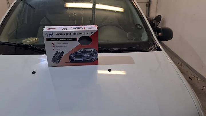 ALARMA AUTO CU 2 PAGERE PNI Escort Start 360 SISTEM DE SECURITATE CU PORNIRE MOTOR! PE DACIA LOGAN