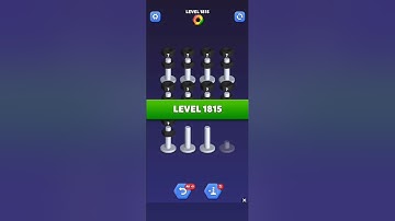 Nut Sort Level 1815 - Color Puzzle Game by Kiwi Fun #games #puzzle #NutSort #NutSortSolution