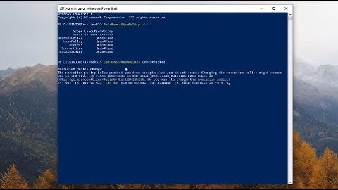 File Cannot Be Loaded Because Running Scripts Is Disabled on This System In Windows PowerShell FIX