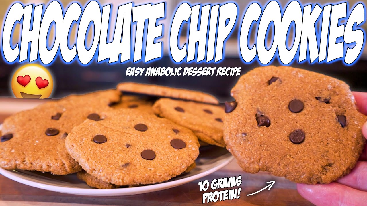ANABOLIC CHOCOLATE CHIP COOKIES Easy High Protein Low Carb Cookie