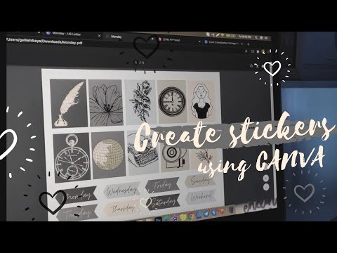 Video and Tutorial How To Create Stickers Using Canva canva pro Video and Tutorial How To Create Stickers Using Canva