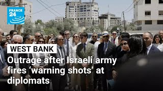 以色列軍隊鳴槍驅趕多國外交代表團 引國際譴責聲浪