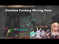 Pekora, Rushia, Flare, Marine, Noel's Hilarious Mining Diamond Race Hardcore Mode【Hololive En Sub】