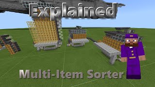 MCPE Multi-Item Sorter Explained