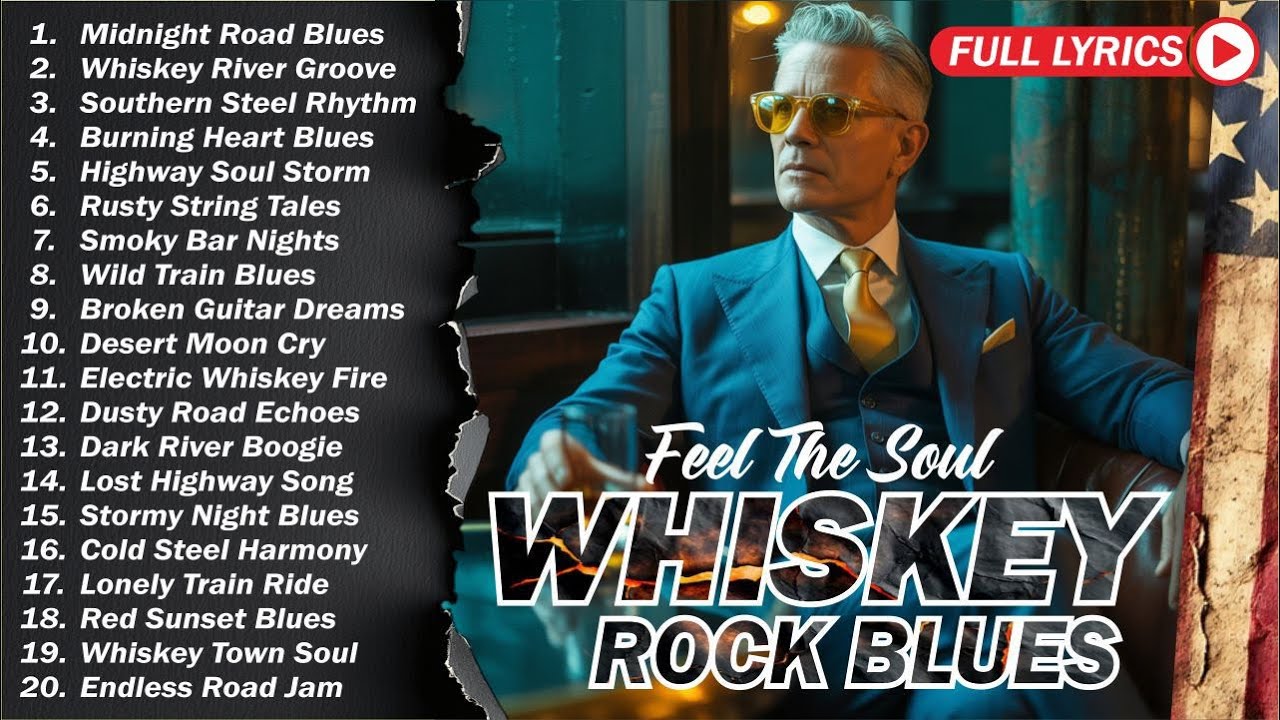 Best of Blues Rock - Emotional Soulful Guitar & Soothing Blues Melodies for Relaxing | 24/7 Stream