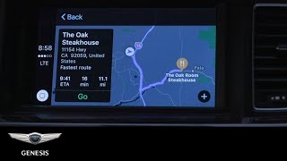 Connect and Use Apple CarPlay® | Genesis G80 | How-To | Genesis USA screenshot 4
