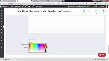 Responsive european union cookies module - installation and configuration