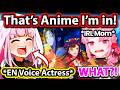 Calli IRL Mom Reaction to Calli Being a Voice Actor in This Anime Is Priceless 【Hololive】