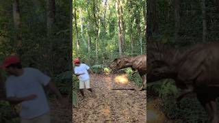 T Rex Killing Village Man
