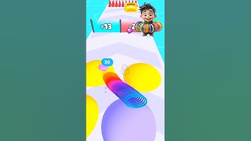 Only 1% Can Finish This Ring Race! 😵⭕ Slinky Toys 3D 🎮 #shorts #gaming #challenge