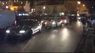 Manuela Arcuri a Salerno scortata da 8 auto
