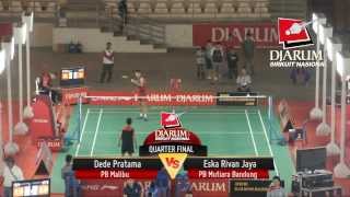 Dede Pratama pb Malibu Vs Eska Rivan Jaya pb M Bandung